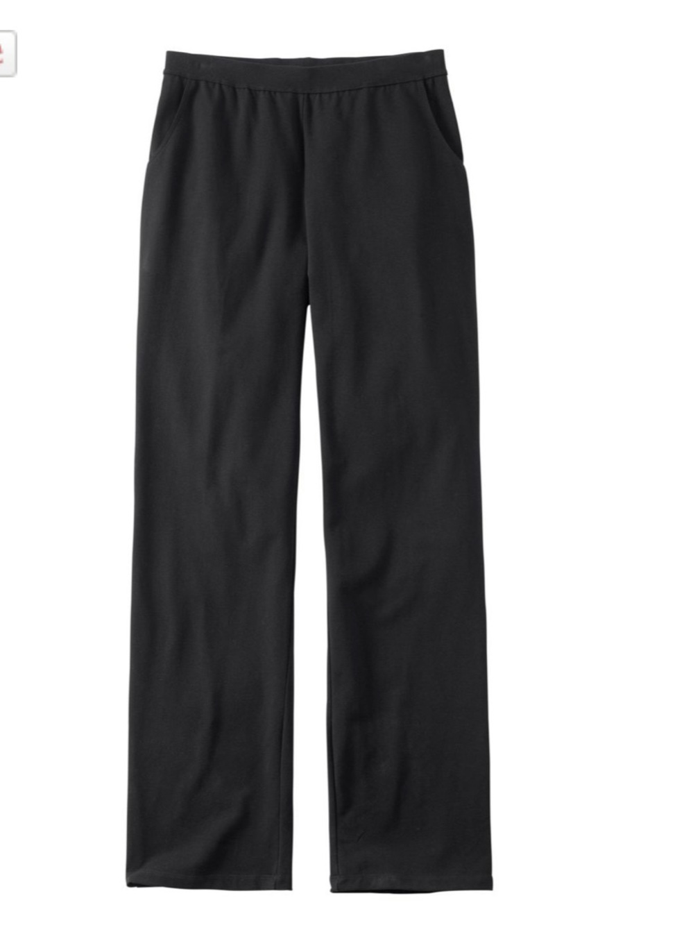 L.L. Bean | Perfect Fit | Black Straight-Leg Women's Pants | XLP | NWT